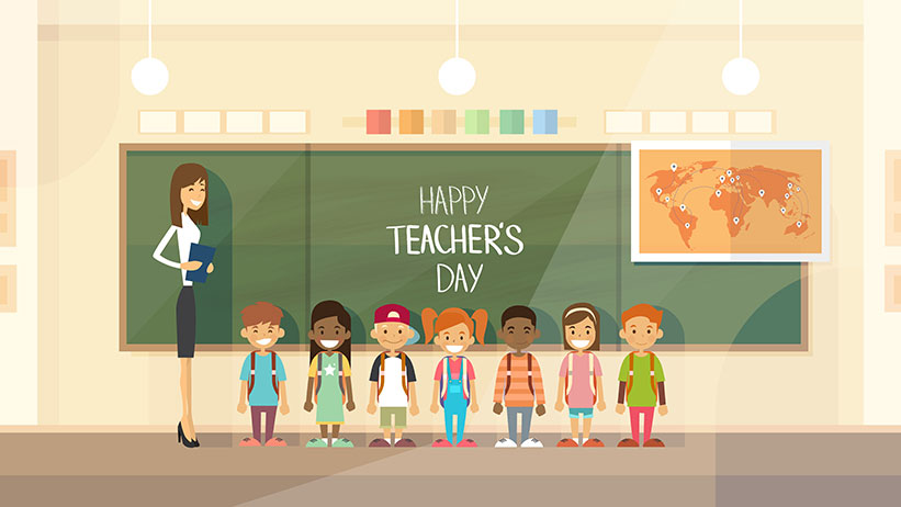 教師節快樂 Happy Teacher's Day