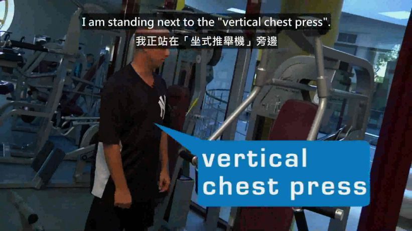 017 坐式推舉	 「vertical chest press」