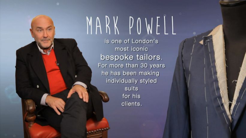 001 定製服裁縫師--Mark Powell		 「Mark Powell, Bespoke Tailor」