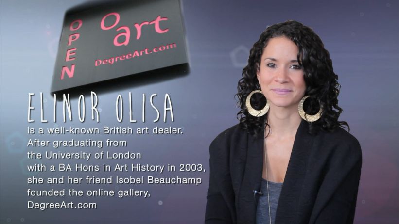 005 線上藝廊共同創辦人--Elinor Olisa 「Elinor Olisa, Co-Founder of DegreeArt.com」