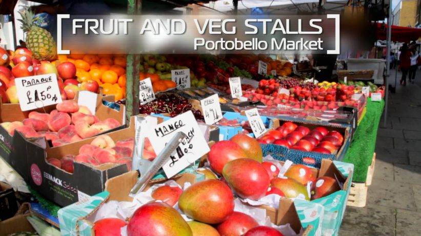 010 [f] [v] - 水果和蔬菜攤位(波多貝羅市場) 「[f] [v] - Fruit and Veg Stalls (Portobello Market)」