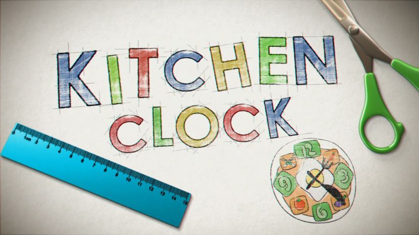 028  手作廚房時鐘 「Kitchen Clock」