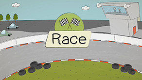 001 賽車	 「Race」