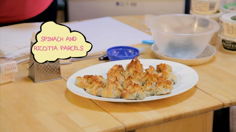 #002 菠菜乳酪酥皮餃 「Spinach & Ricotta Parcels」